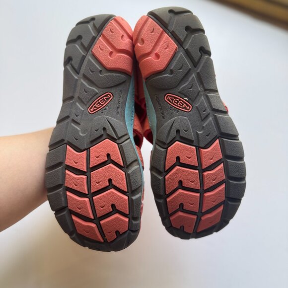 KEEN Sandals Kids Size 3 Racing Red Seacamp II CNX-C 1022989 CD-D 010819 - Picture 2 of 9